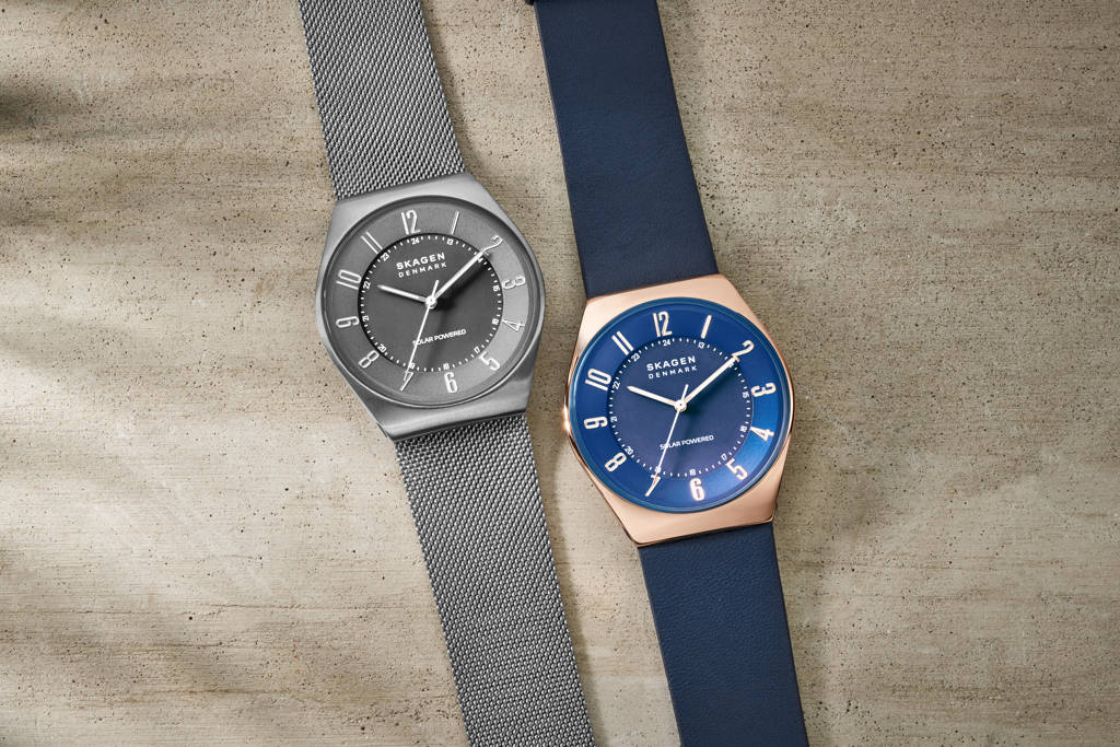 Skagen horloge SKW6834 Grenen Solar Powered donkerblauw | wehkamp