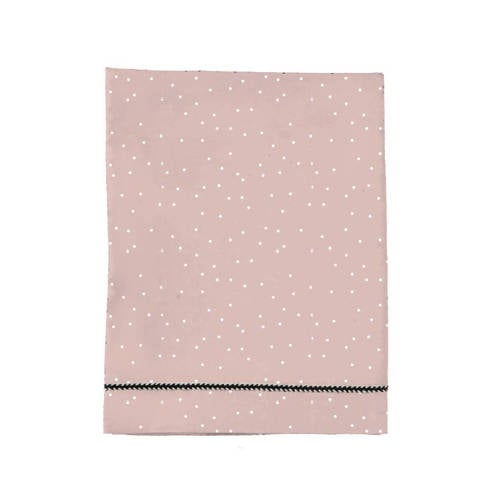 Mies & Co Adorable Dot baby wieglaken 80x100 cm roze/wit afbeelding