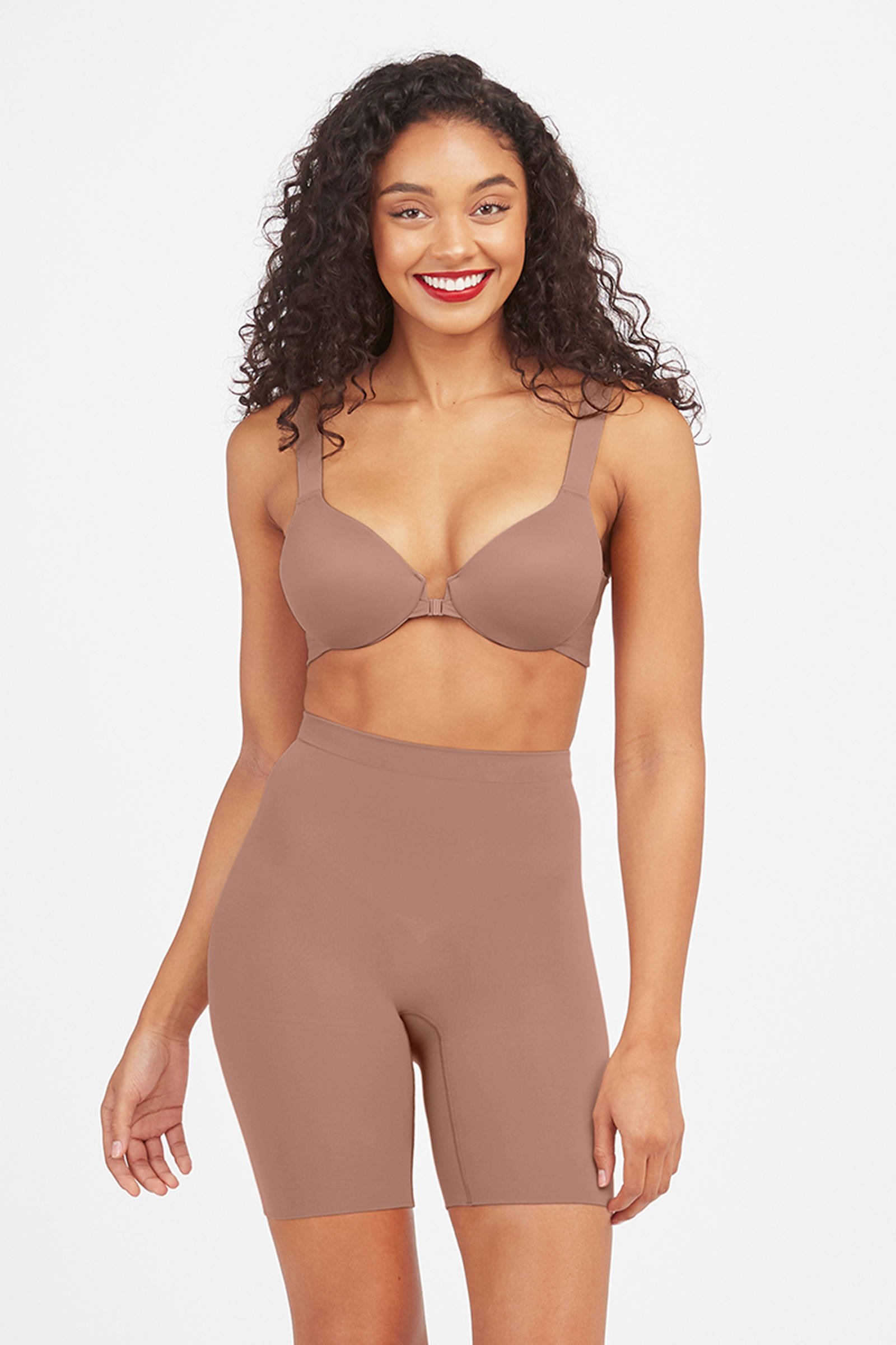 SPANX Power Series medium corrigerende Power short donkerbeige