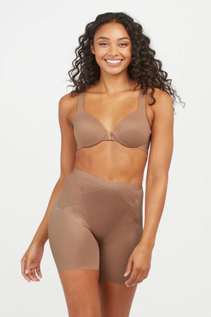 medium corigerende Girlshort donkerbeige