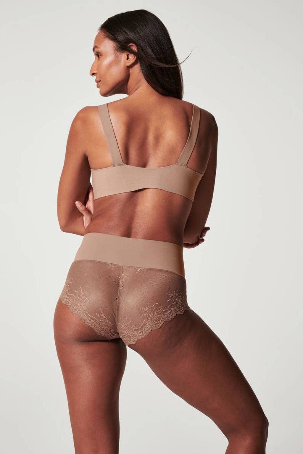 SPANX Undie-tectable licht corrigerende Lace Hi-Hipster lichtbeige