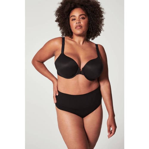 SPANX Ecocare Seamless Shaping seamless medium corrigerende string zwart afbeelding