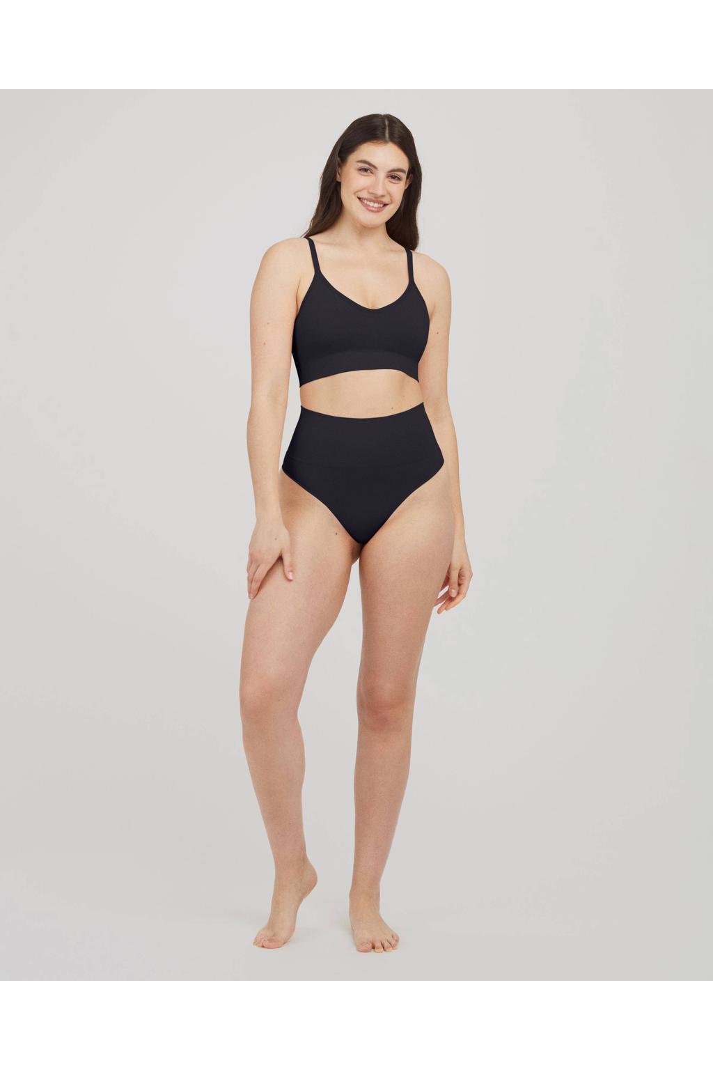 SPANXshape™ ExtraOrdinary seamless medium corrigerende string zwart