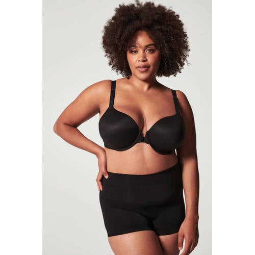 SPANX Ecocare Seamless Shaping seamless medium corrigerende Boyshort zwart afbeelding