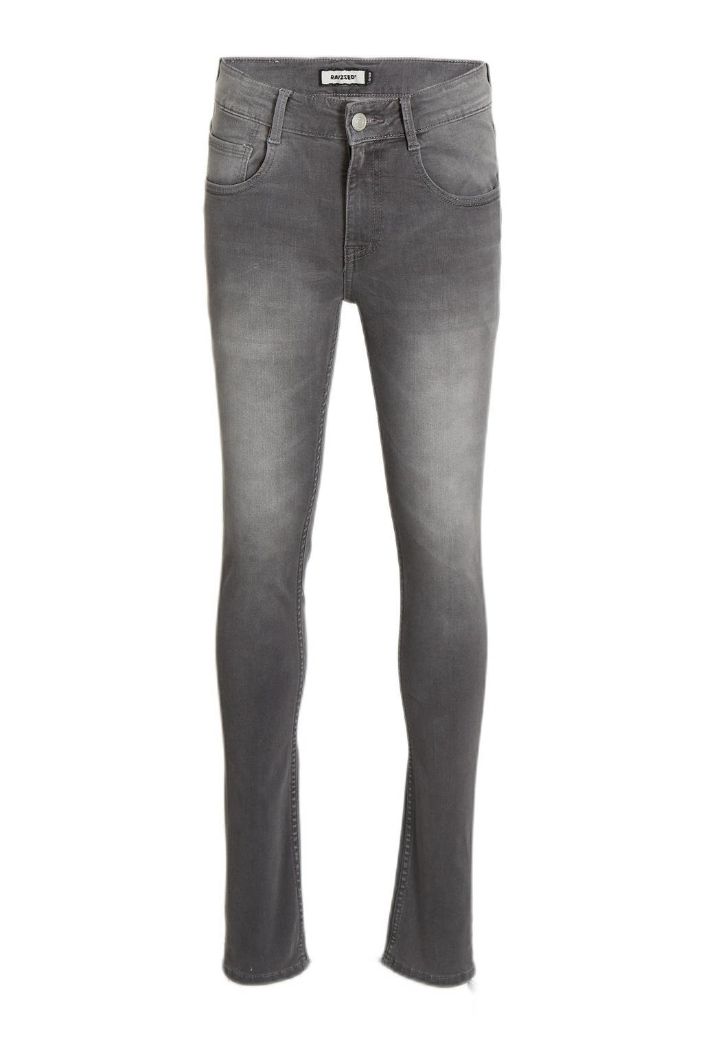 Grey denim jongens Raizzed slim fit jeans mid stone van katoen met regular waist
