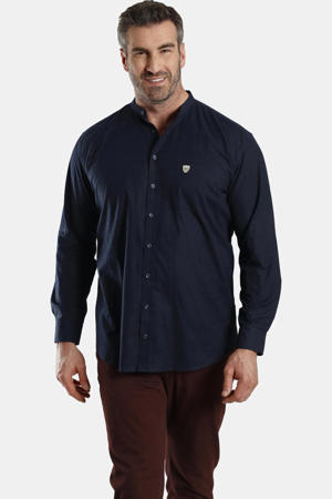 casual overhemd donkerblauw