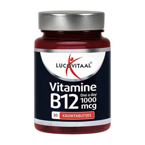Wehkamp Lucovitaal B12 Vitamine One a Day 1000mcg - 60 kauwtabletten aanbieding