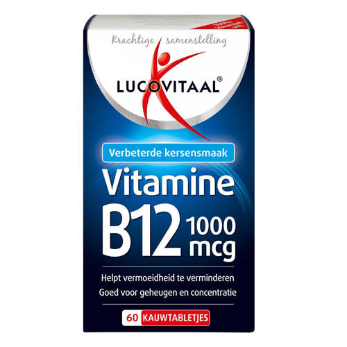 Lucovitaal B12 Vitamine One a Day 1000mcg - 60 kauwtabletten