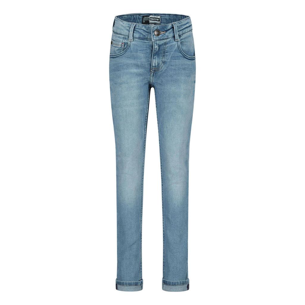 Light blue denim jongens Raizzed skinny jeans van stretchdenim met regular waist, rits- en knoopsluiting en effen