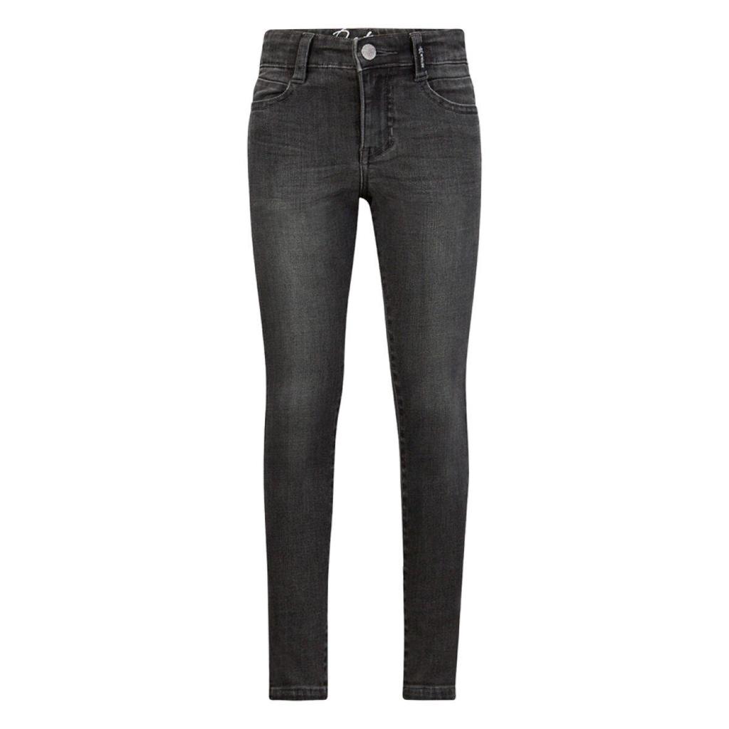 Grey denim meisjes Retour Jeans super skinny jeans van stretchdenim met regular waist en rits- en drukknoopsluiting