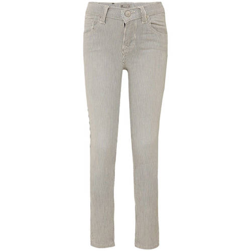 LTB gestreepte skinny jeans AMY bleach line wash afbeelding