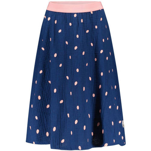 B.Nosy rok met stippen donkerblauw roze