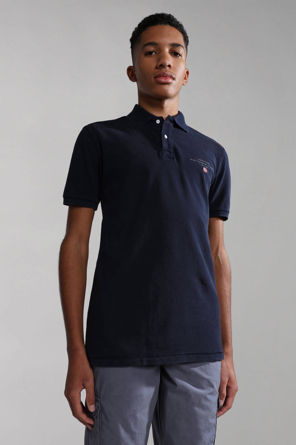 Napapijri polo K ELBAS marine wehkamp