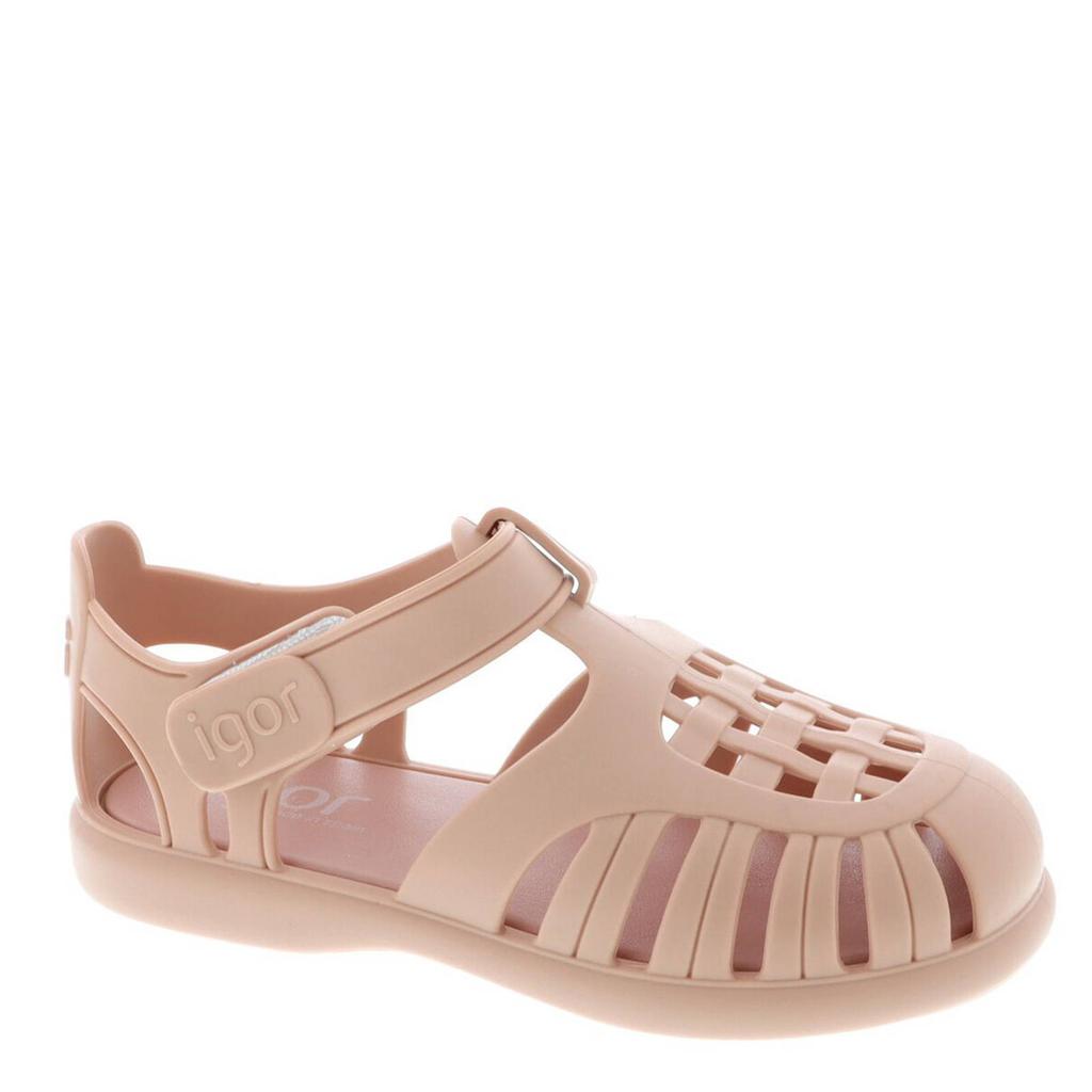 Roze jongens en meisjes Igor waterschoenen van rubber/pvc met klittenband