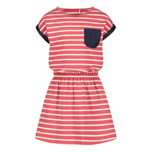 ESPRIT gestreepte jurk rood/wit/blauw afbeelding