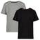 Tommy Hilfiger T-shirt - zwart/grijs melange (set van 2)