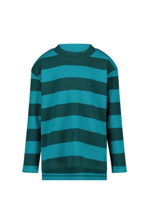 gestreepte longsleeve groen