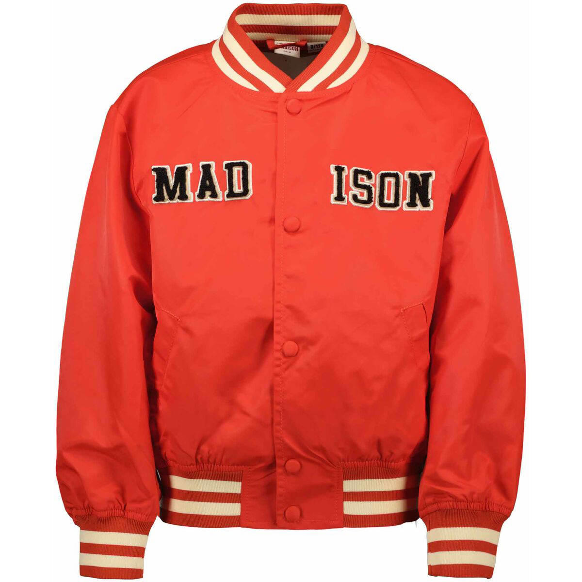 opener Onderscheiden mythologie Street called Madison baseball jacket met logo rood | wehkamp