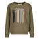 ESPRIT sweater met logo kaki groen