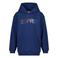 ESPRIT hoodie + longsleeve met logo blauw/donkerblauw