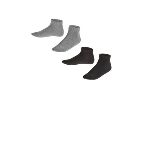 FALKE sneakersokken - set van 2 grijs/zwart afbeelding
