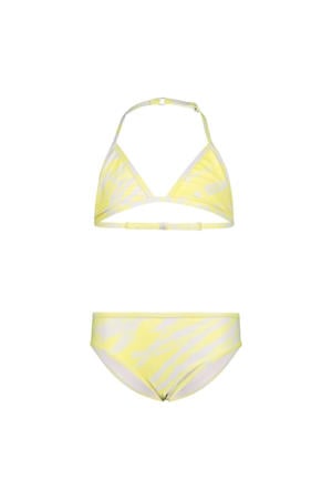 triangel bikini geel/wit