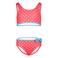 Orange Stars crop bikini met stippen roze/wit