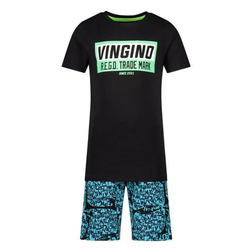 Vingino shortama WALBERTO zwart/blauw afbeelding