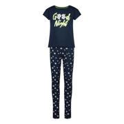 thumbnail: Vingino pyjama WILAH met all over print donkerblauw/wit
