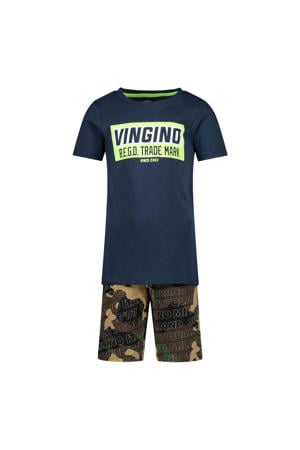 shortama WALBERTO donkerblauw/army