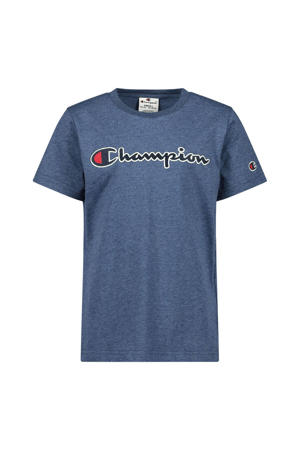 T-shirt met logo blauw