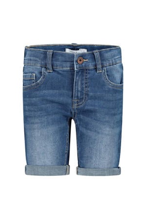 slim fit jeans bermuda NKMSOFUS medium blue denim