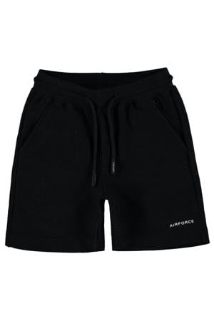 sweatshort van katoen zwart