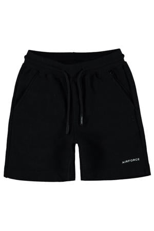 sweatshort van katoen zwart