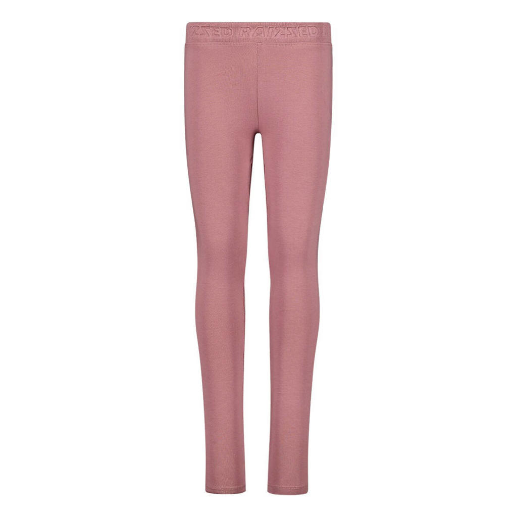 Roze meisjes Raizzed broek van katoen met effen