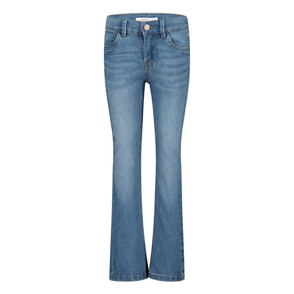 Name it NKFPOLLY SKINNY BOOT JEANS Modrá / Medium - Bezplatné doručenie