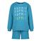 ESPRIT sweater + T-shirt + korte broek blauw