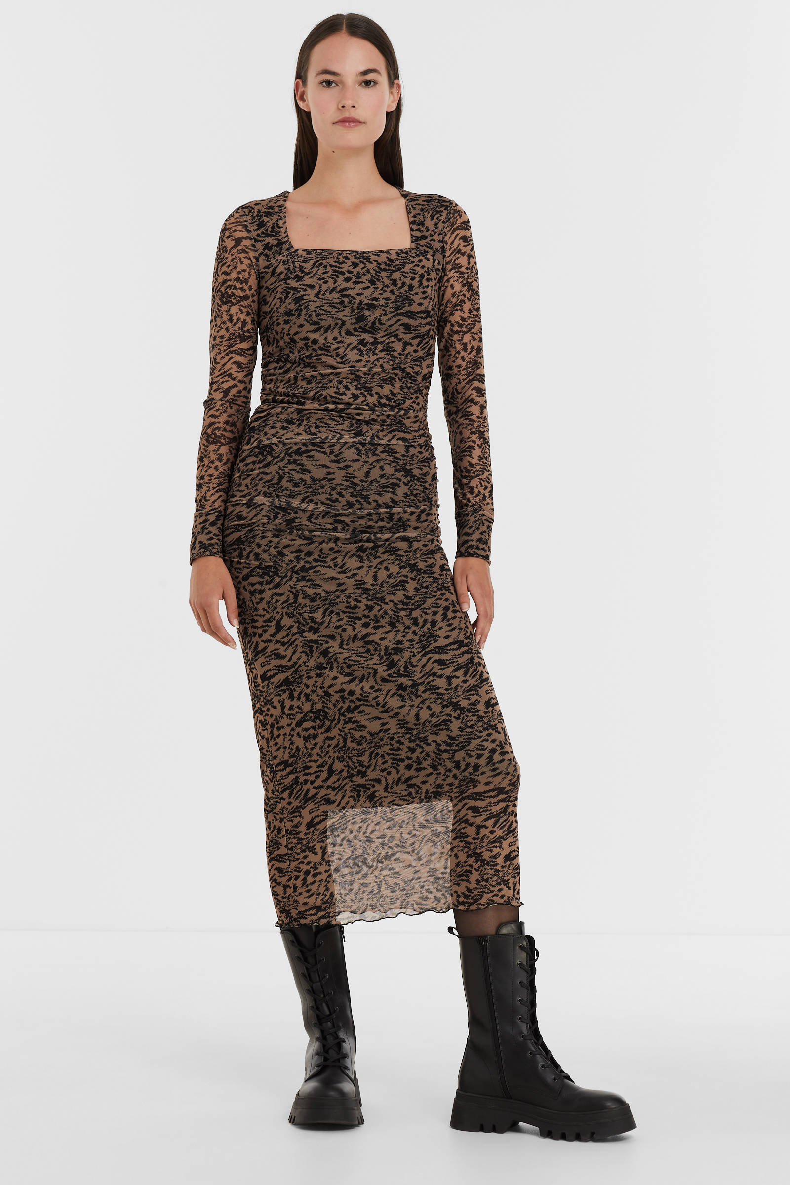 Mode Jurken Maxi-jurken Maxi-jurk volledige print casual uitstraling 
