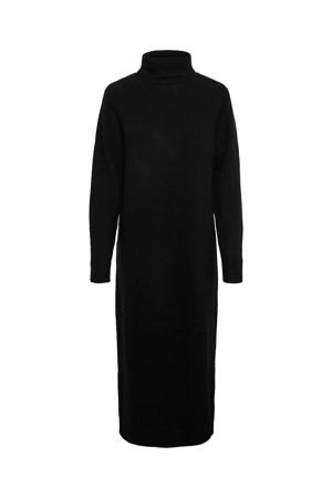 jurk PCJULIANA van gerecycled polyester zwart