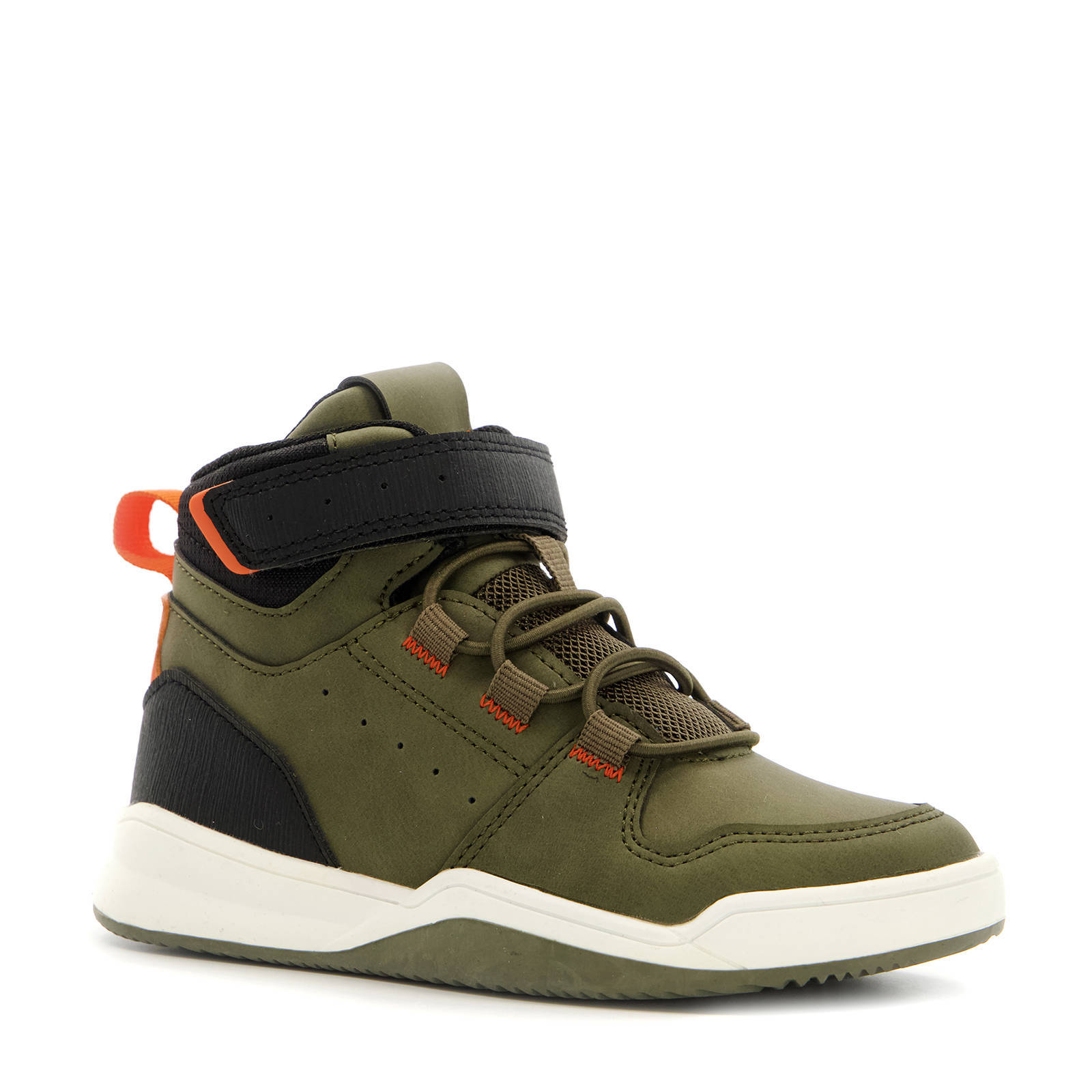 Scapino Blue Box sneakers kaki | wehkamp
