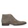 Manfield suède veterschoenen taupe
