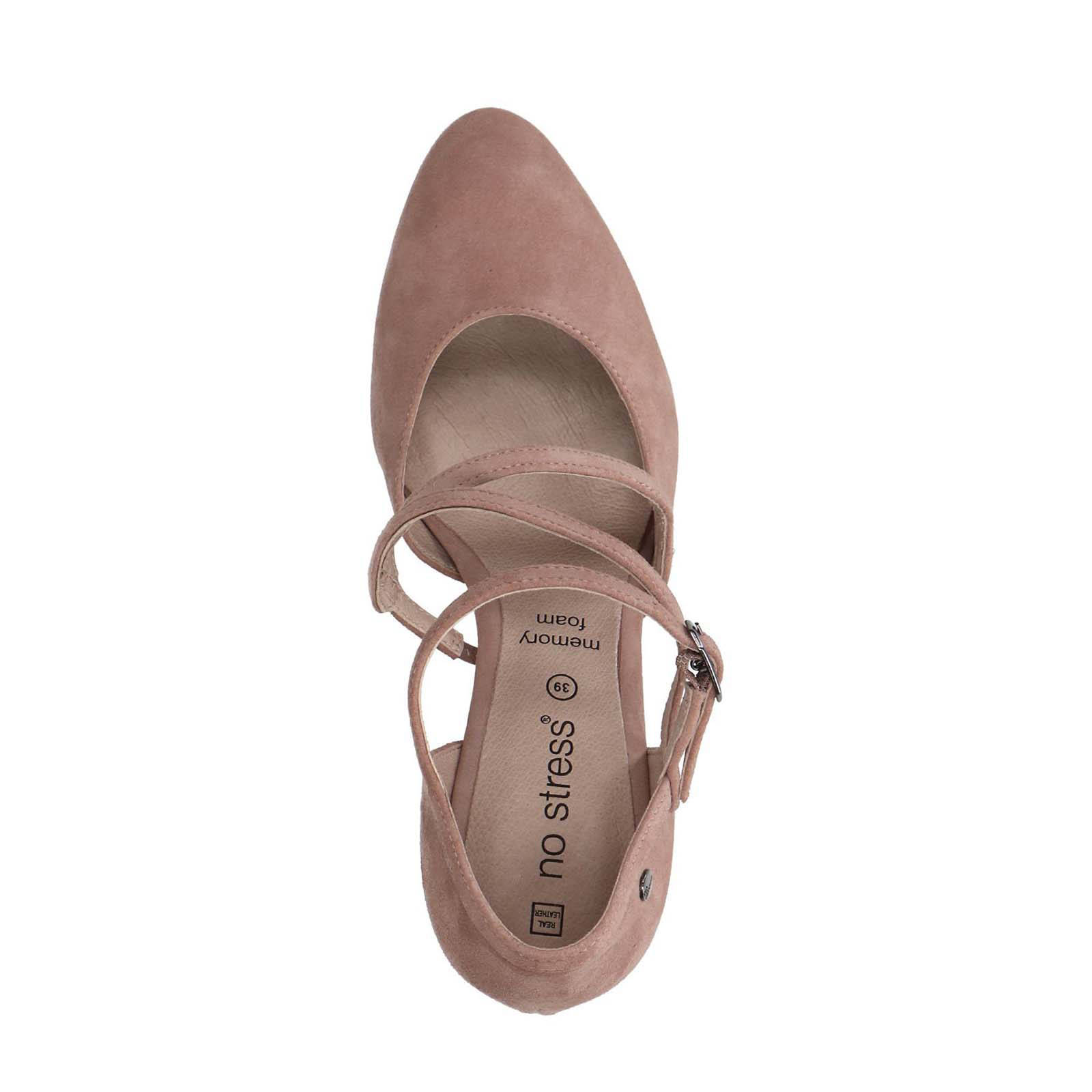 No Stress suede pumps roze | wehkamp