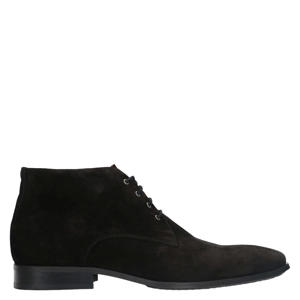 suède veterschoenen zwart