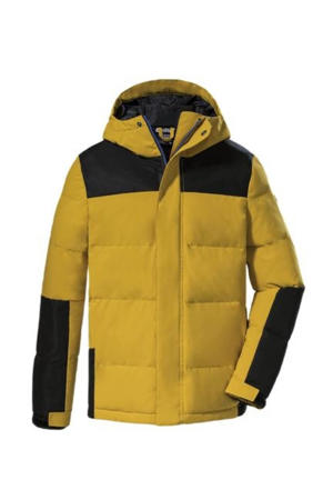 outdoor jas Kow 207 geel/zwart