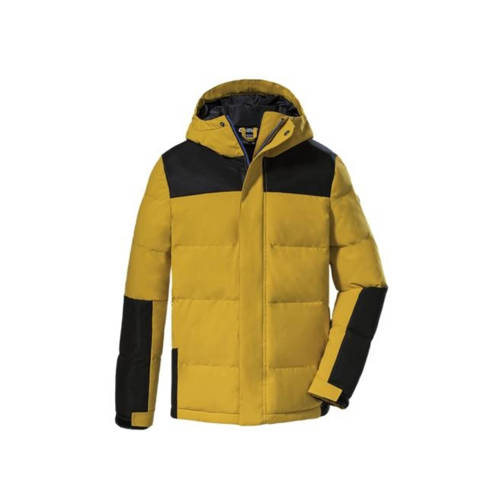 Killtec outdoor jas Kow 207 geel/zwart