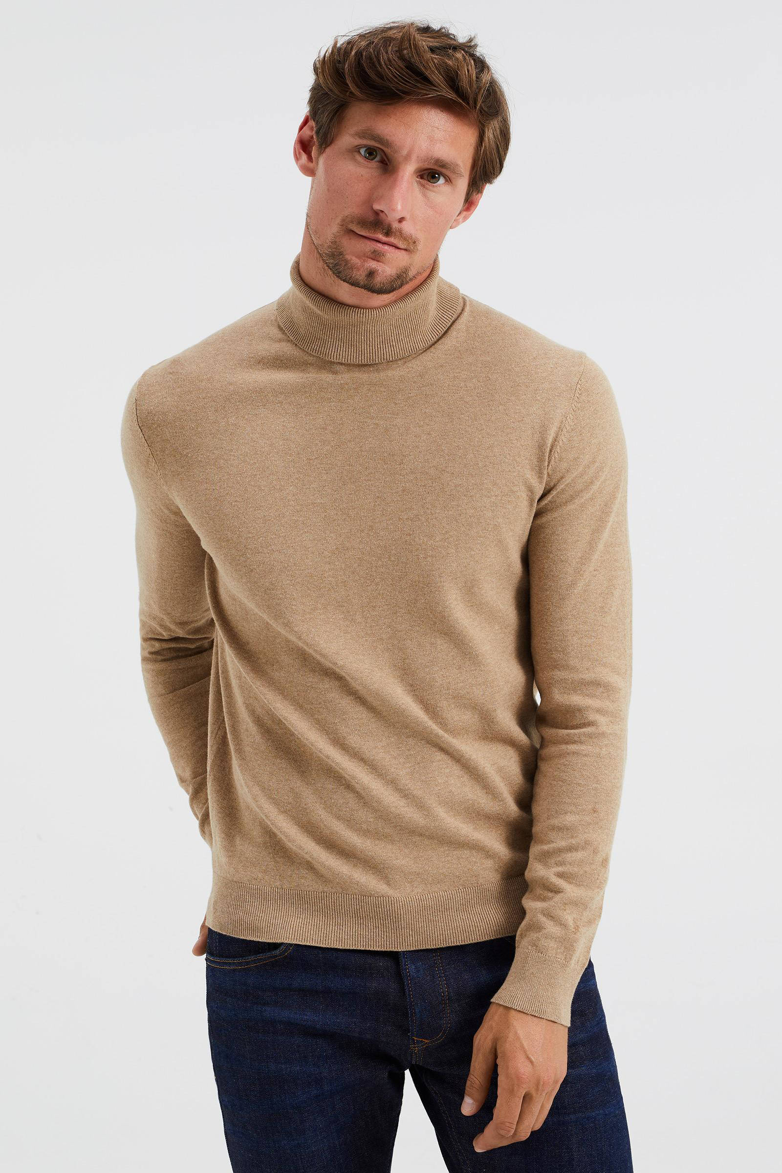 H&M Coltrui zwart casual uitstraling Mode Sweaters Coltruien 