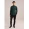 WE Fashion slim fit overhemd groen