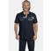 Jan Vanderstorm casual overhemd donkerblauw
