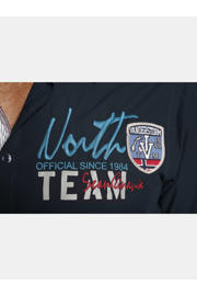 thumbnail: Jan Vanderstorm casual overhemd donkerblauw