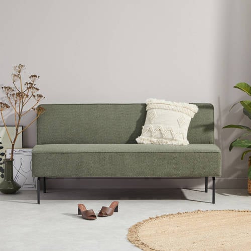 NOUS Living eetkamerbank Campania 160 cm - Olijf